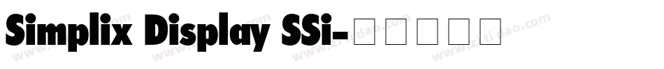 Simplix Display SSi字体转换